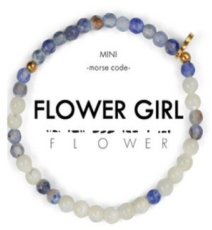 MINIBRACELET/Flower Girl Blue
